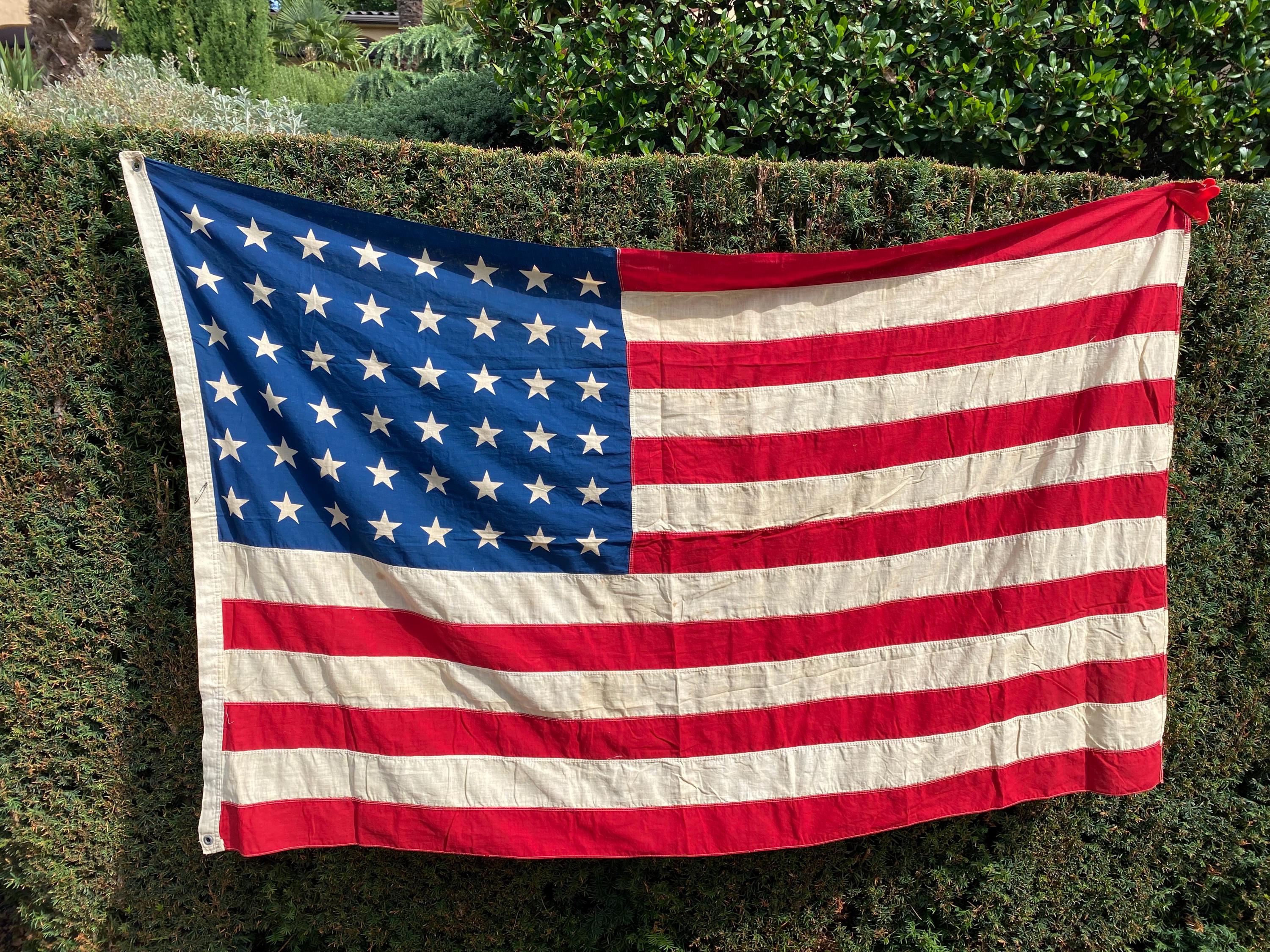 Antique Us 48 Star Flag - Etsy