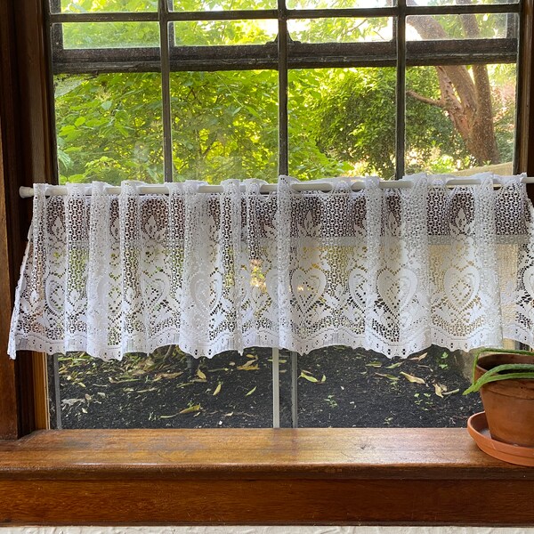 Lace Valances for Windows Etsy