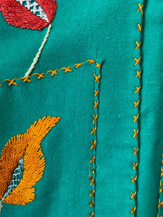 Price Drop! Vintage 1940/50s Mexican Embroidered … - image 9