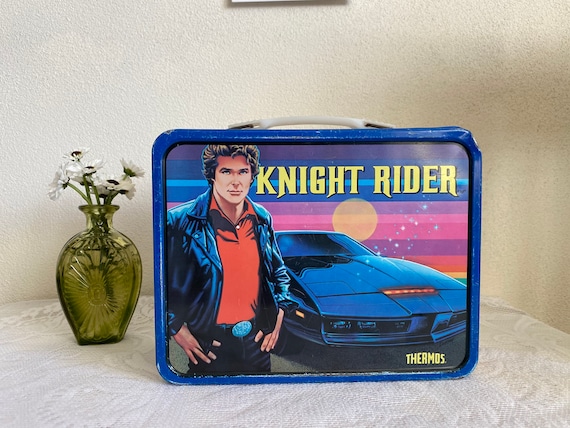 Vintage 1982-83 Knight Rider Thermos Metal Lunch B
