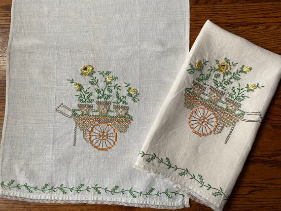Cross stitch outlet fingertip towels