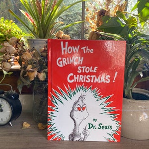 Preistropfen! 1985 How the Grinch Stola Christmas von Dr Seuss, Vintage Weihnachtsbuch, Weihnachten Kinderbuch,