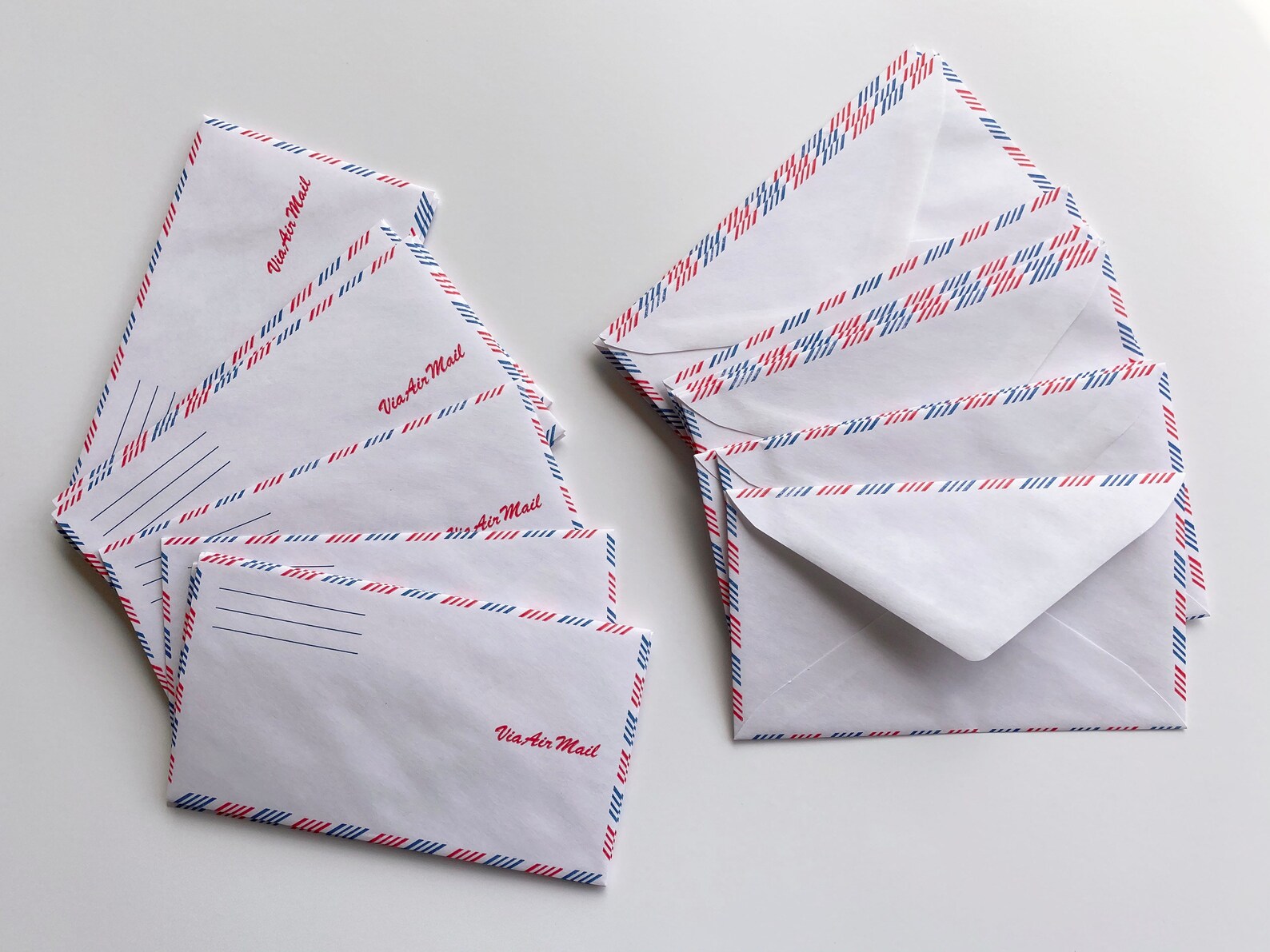 Vintage Air Mail Envelopes A Set of 8 Vintage Airmail Etsy