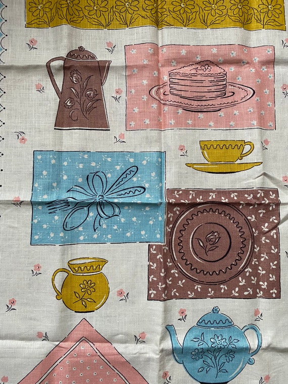 Teatime blu Kitchen Tea Towel