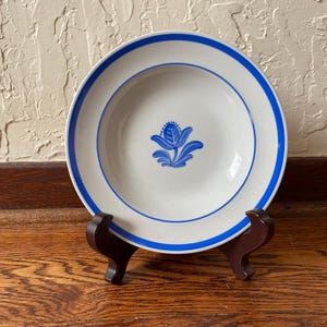 Vintage/Antique Aluminia Royal Copenhagen Bowl, Farmhouse Bowls, Danish Kitchen, Blue and White Decor, Danish Kitchenware, Royal Copenhagen