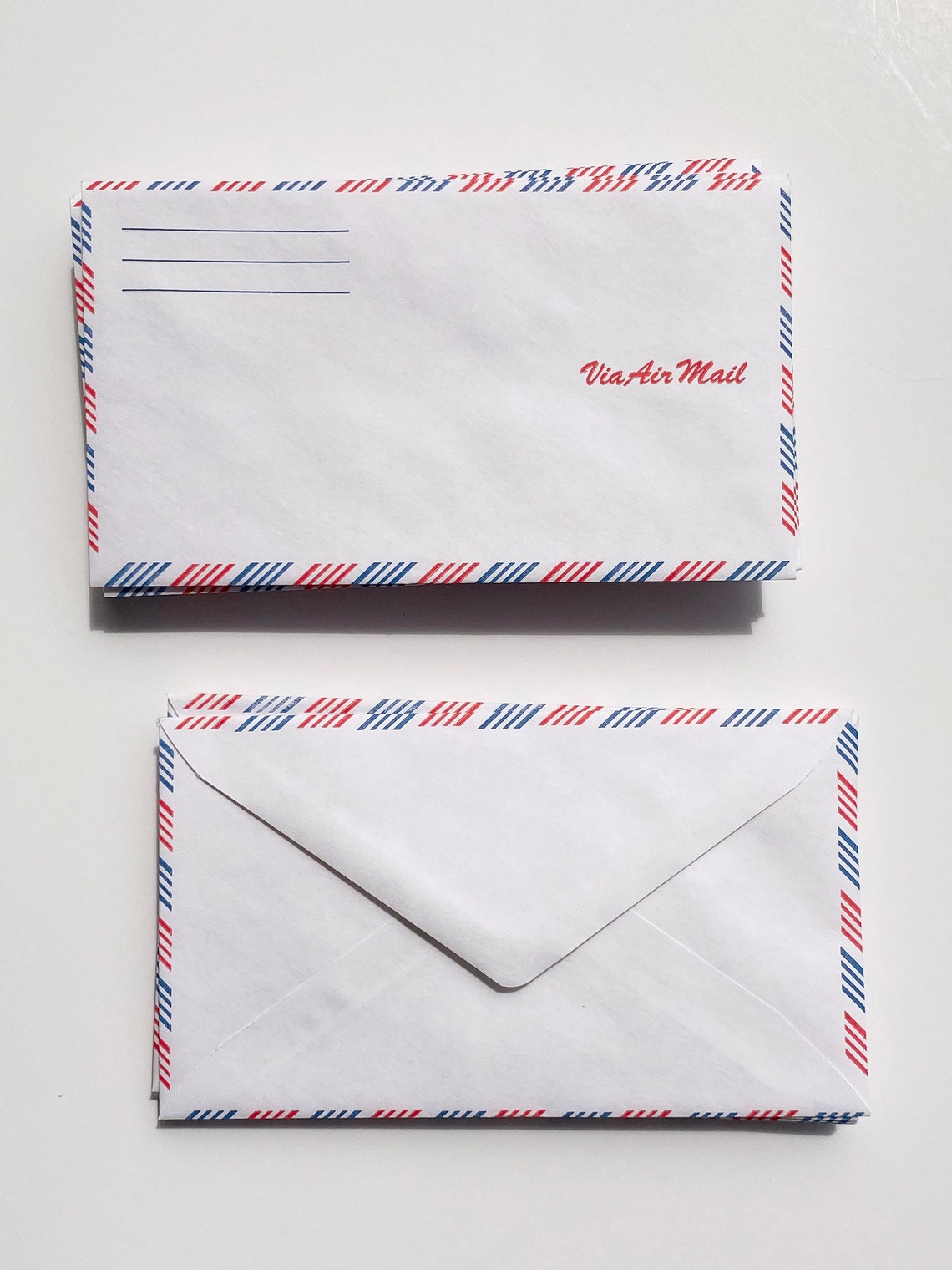 Vintage Air Mail Envelopes A Set of 8 Vintage Airmail | Etsy