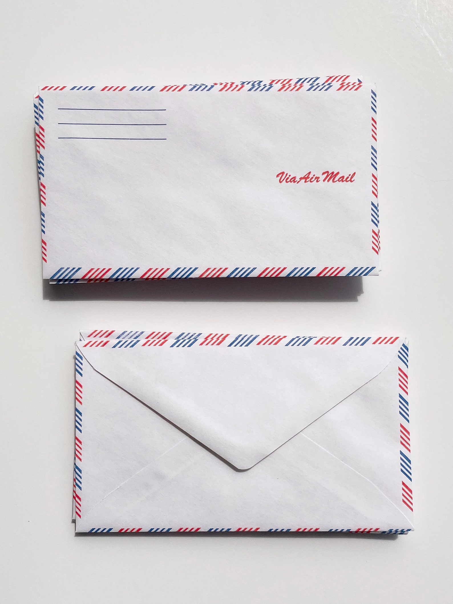 Vintage Air Mail Envelopes A Set of 8 Vintage Airmail | Etsy