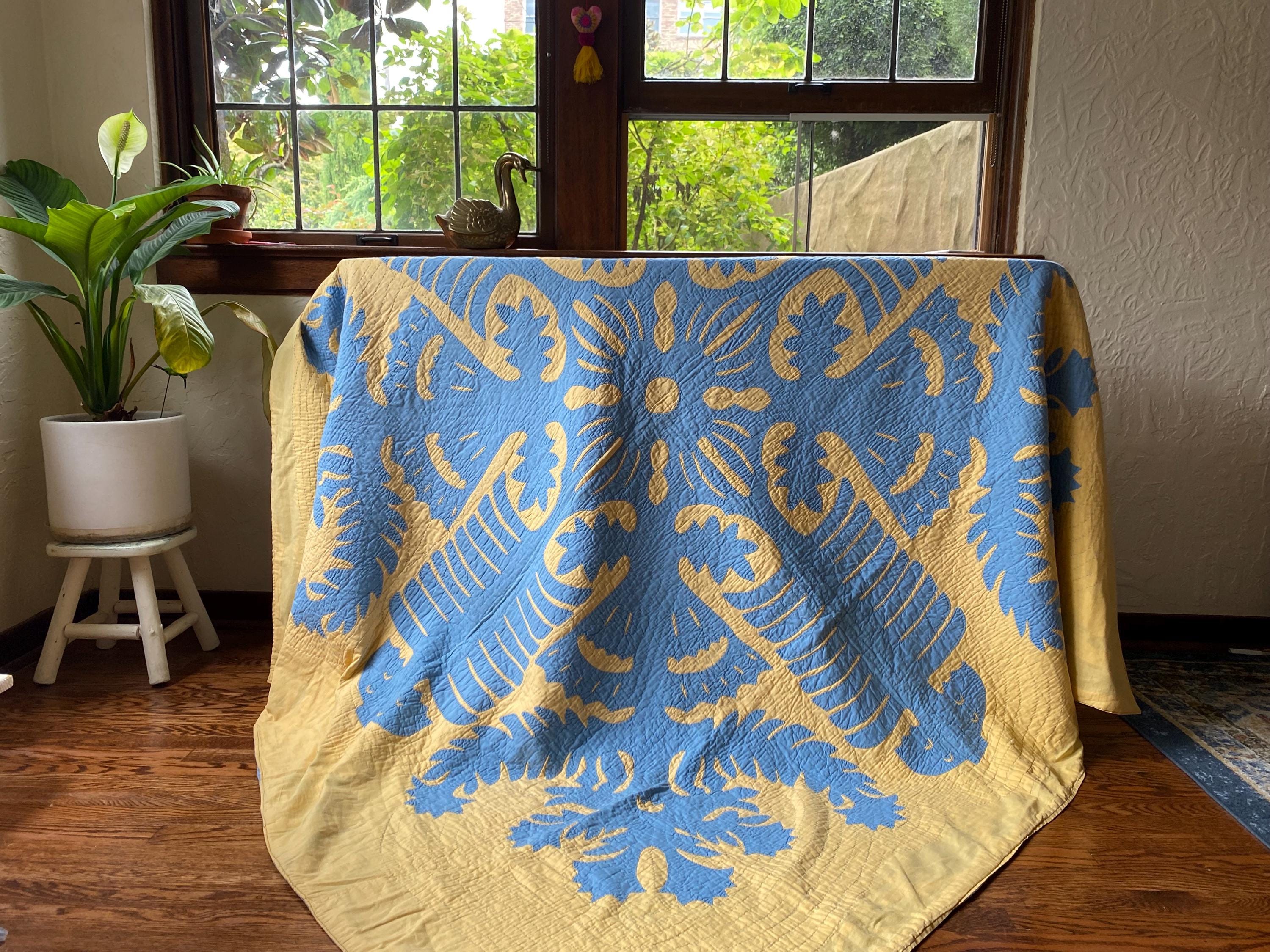 Vintage Quilt Hawaiian - Etsy