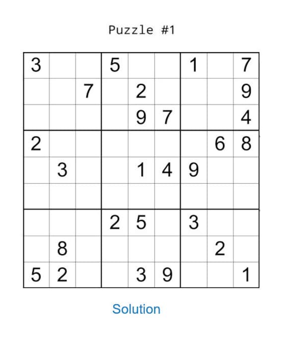 Sudoku Online - 100% Free! No Download! No Ads!