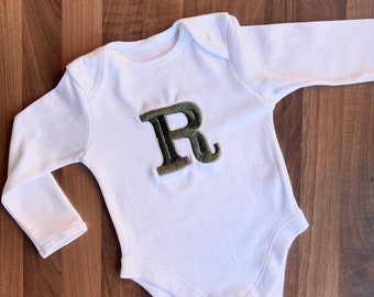 initial baby clothes