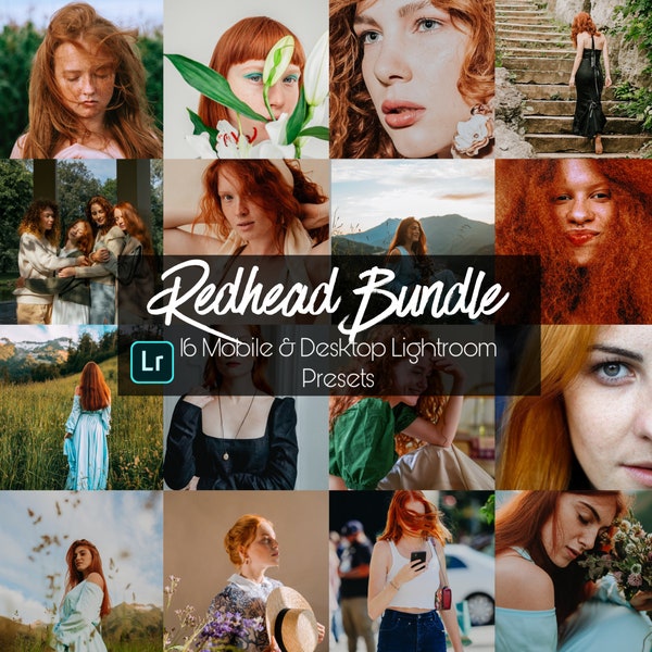 16 Mobile & Desktop Presets made for Redheads