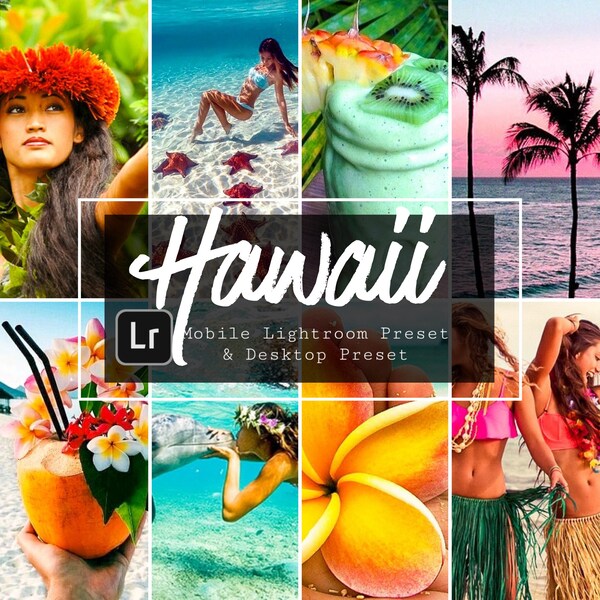 Hawaii Preset/ Mobile Lightroom Presets/ Desktop Lightroom Presets/ Instagram presets/ Lightroom mobile presets/ Hawaii mobile presets