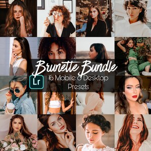 16 Mobile and Desktop Presets Made for Brunettes