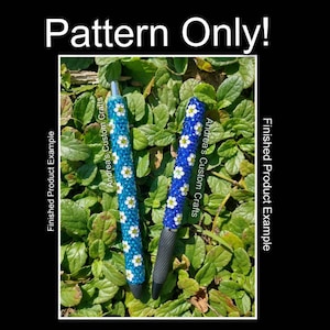 Daisy Rhinestone Pen Template: SS10 Pattern, Instructions (Digital Download)