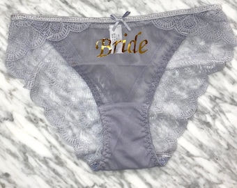 Bride panties lingerie gift for him, Husband gift, bridal lingerie!