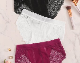 Get partners name on this panties! Sexy personalized lingerie for Valentines Day, honeymoons, weddings!