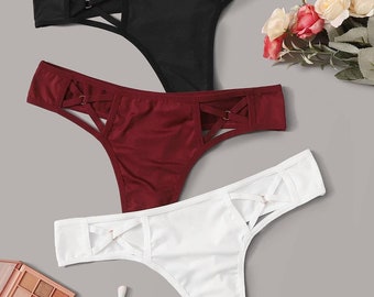 Get partners name on this panty! Sexy personalized lingerie for Valentines Day, honeymoons, weddings!