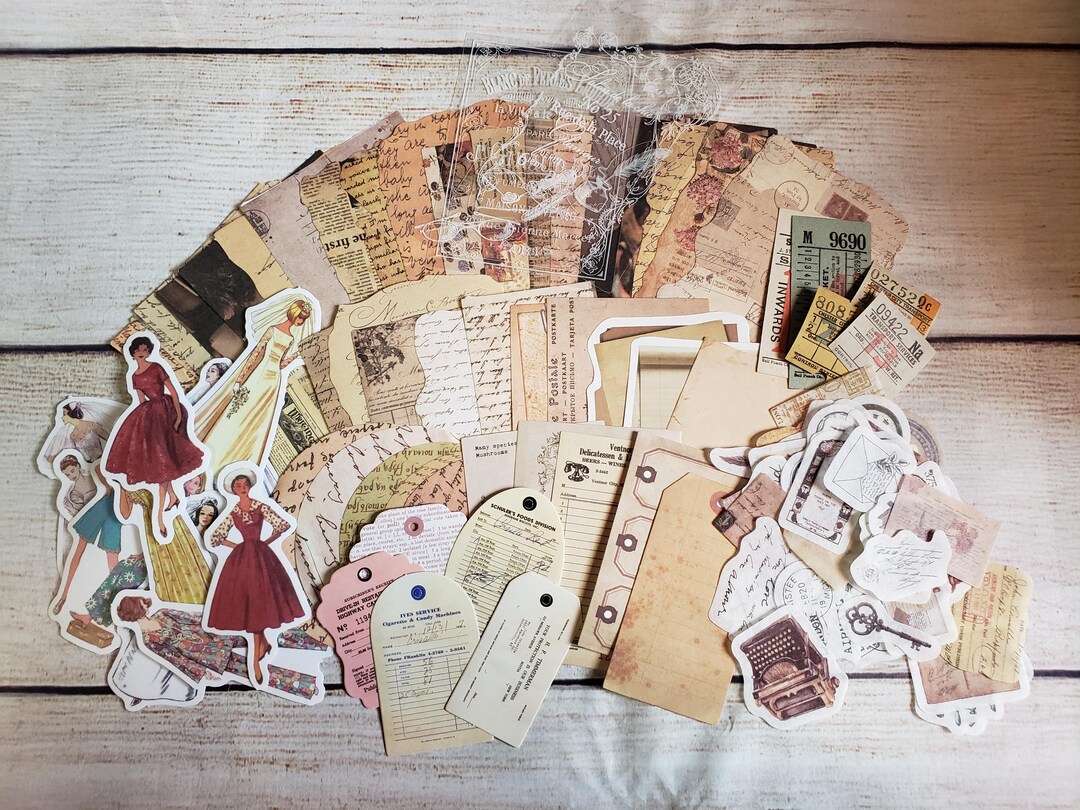 Vintage Lady Ephemera Pack Destash - Etsy
