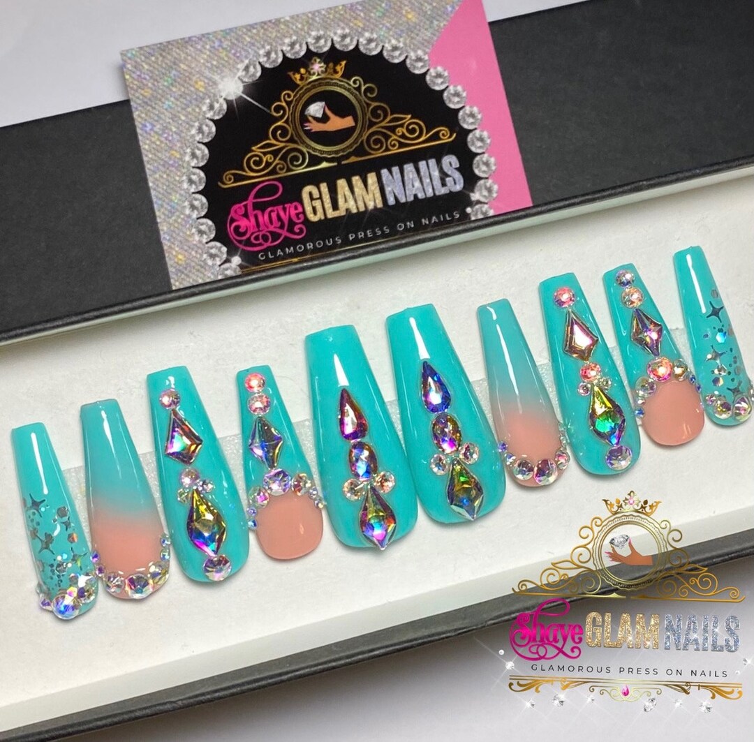 Press on Nails Fake Nails Press Ons False Nails - Etsy