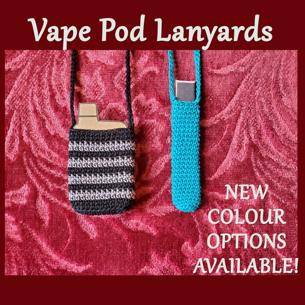 Vape Pod Lanyard - Vape Box Necklace - 100% cotton - 30" cord - hypoallergenic