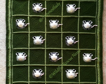 WRN's Awesome 'Possum Granny Square Blanket