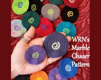 WRN's Spiral Marble Chaser PATTERN - Two variations! - PDF crochet pattern