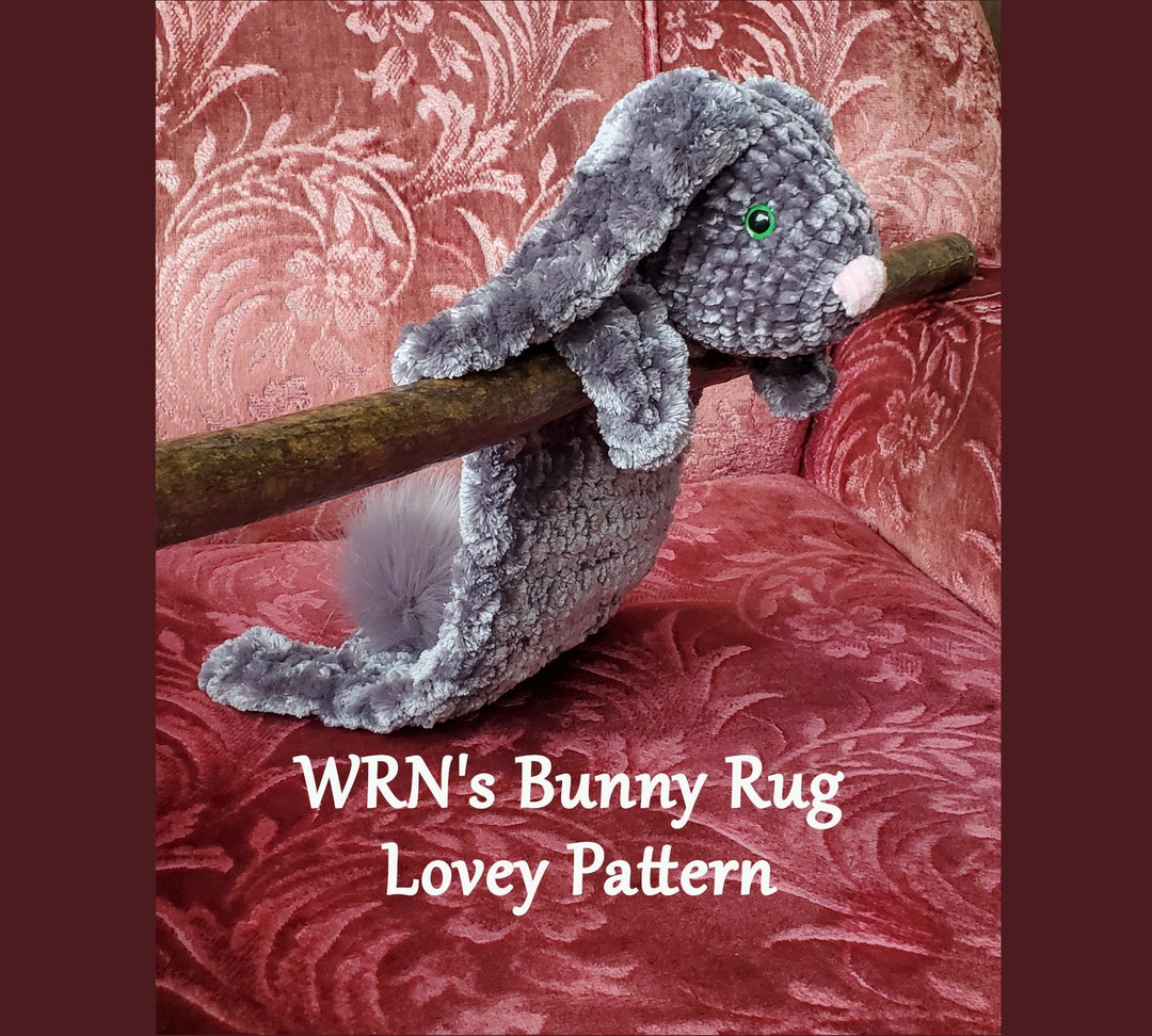 Wrn's Bunny Rug Lovey PATTERN PDF Crochet Pattern Etsy