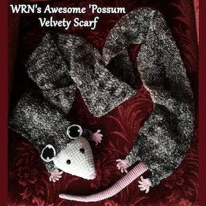 WRN's Awesome 'Possum Velvety Scarf - Extra long - Super soft!