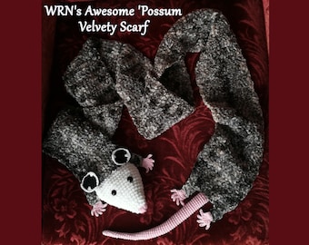 WRN's Awesome 'Possum Velvety Scarf - Extra long - Super soft!