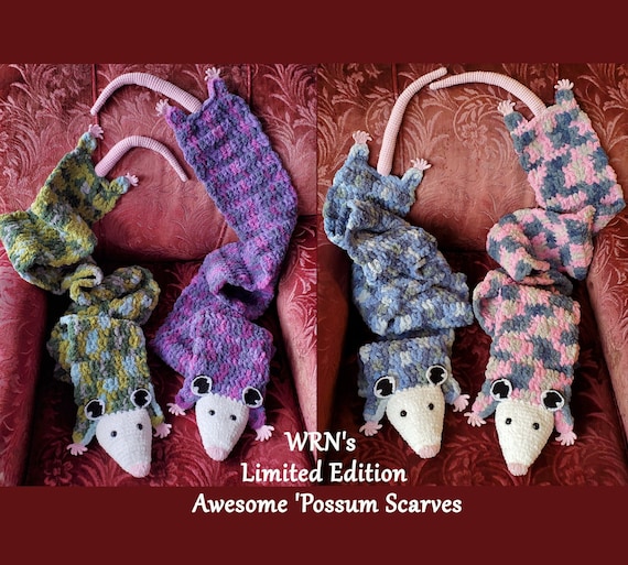 WRN's Awesome 'Possum Limited Edition Scarves - Extra long - Made to order!