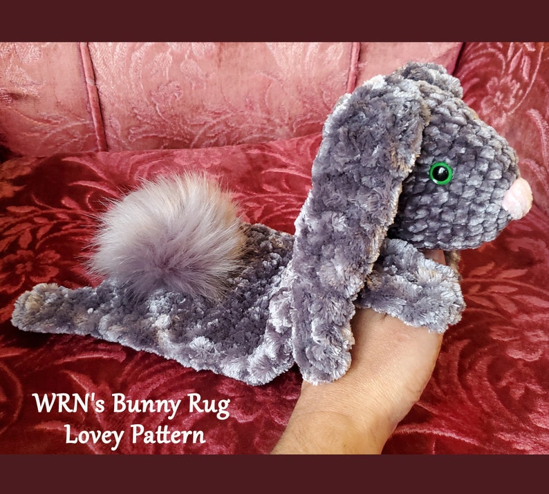 Wrn's Bunny Rug Lovey PATTERN - PDF Crochet Pattern - Etsy