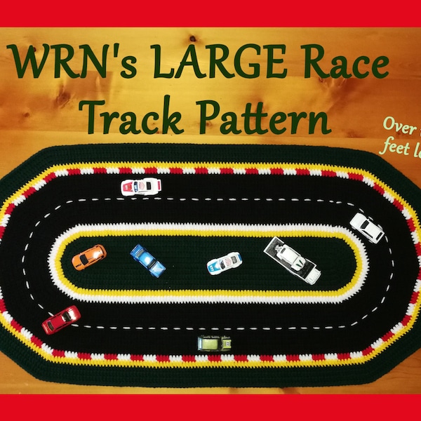 Pdf-bestand met patroon LARGE racebaanmat van WRN