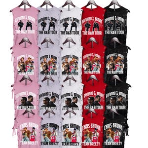 R&B Tour 2026 Inspired | Tank Top Sleeveless Lace Up Sides