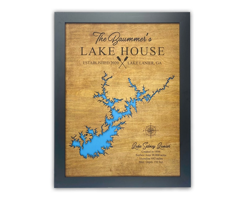 Lake Themed Décor Gifts Lake House Decor Housewarming Gift Etsy