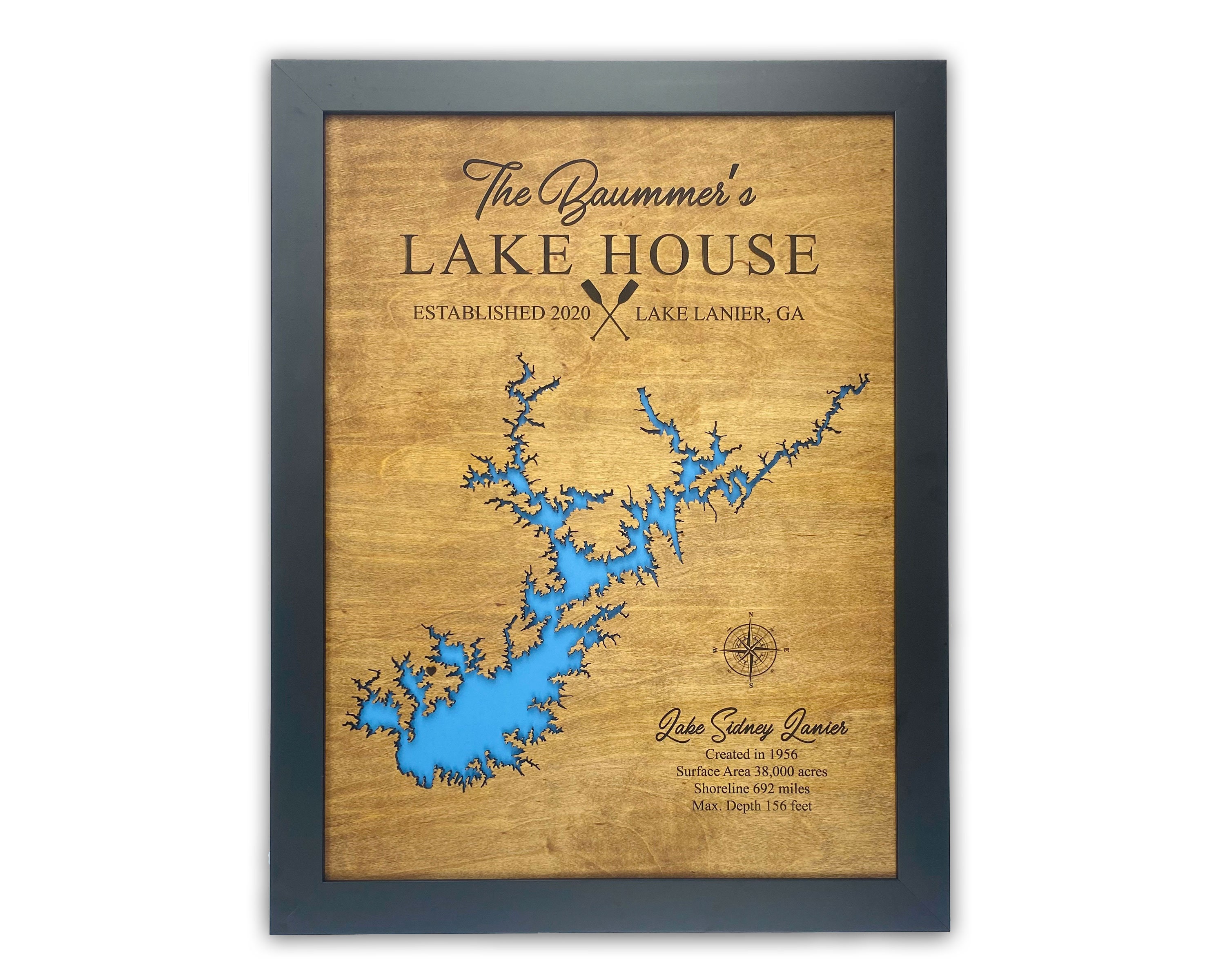 Lake Themed Décor Gifts Lake House Decor Housewarming Gift Etsy UK