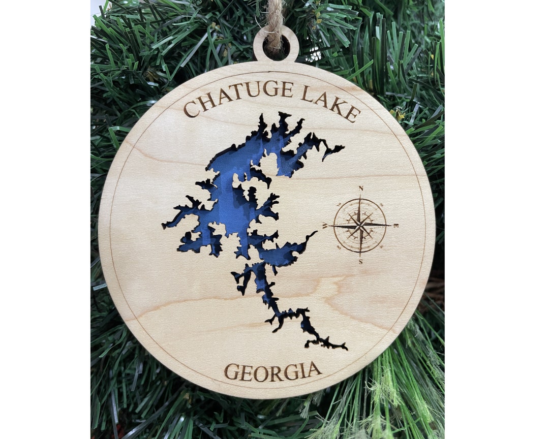 Lake Christmas Ornament Lake House Ornament Christmas Decor Etsy