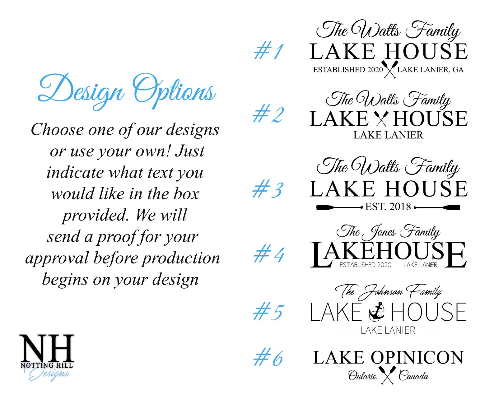 Lake Map Portrait Sign main image 1