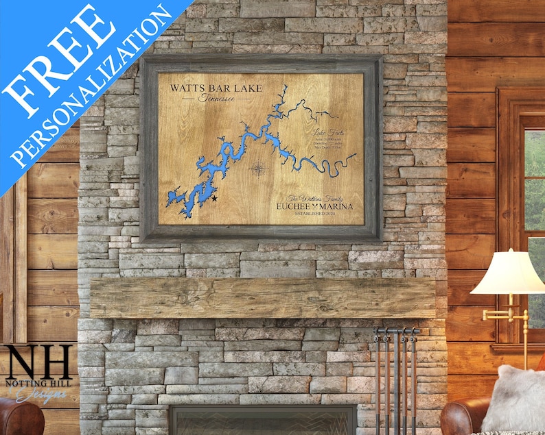 Lake Themed Décor Gifts Lake House Decor Housewarming Gift Etsy