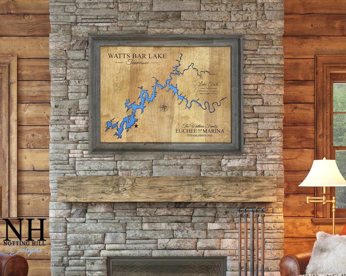 Lake Themed Décor Gifts Lake House Decor Housewarming Gift Etsy