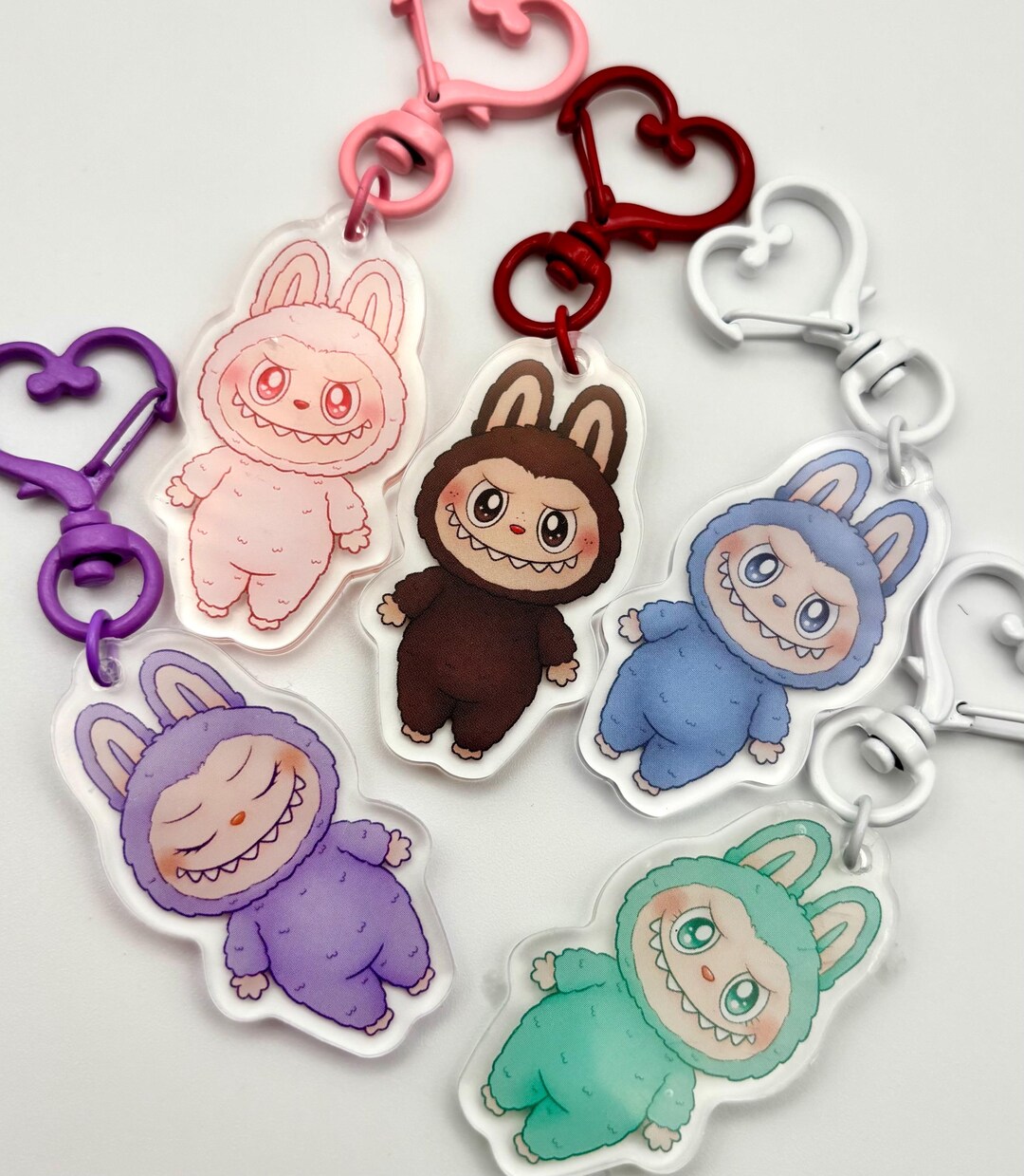 Key Chain Monster Funny Monsters: 2 Inch Double Sided Acrylic Keychain - Etsy