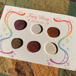 Fairy Wings Colour Shifting Watercolor Dot Card Set