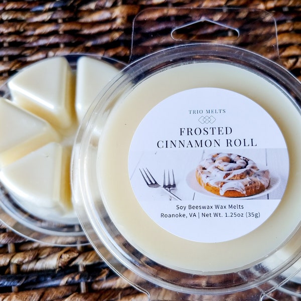 Cinnamon Roll - Soy Wax Melts - Bakery Scent - Trio Melts