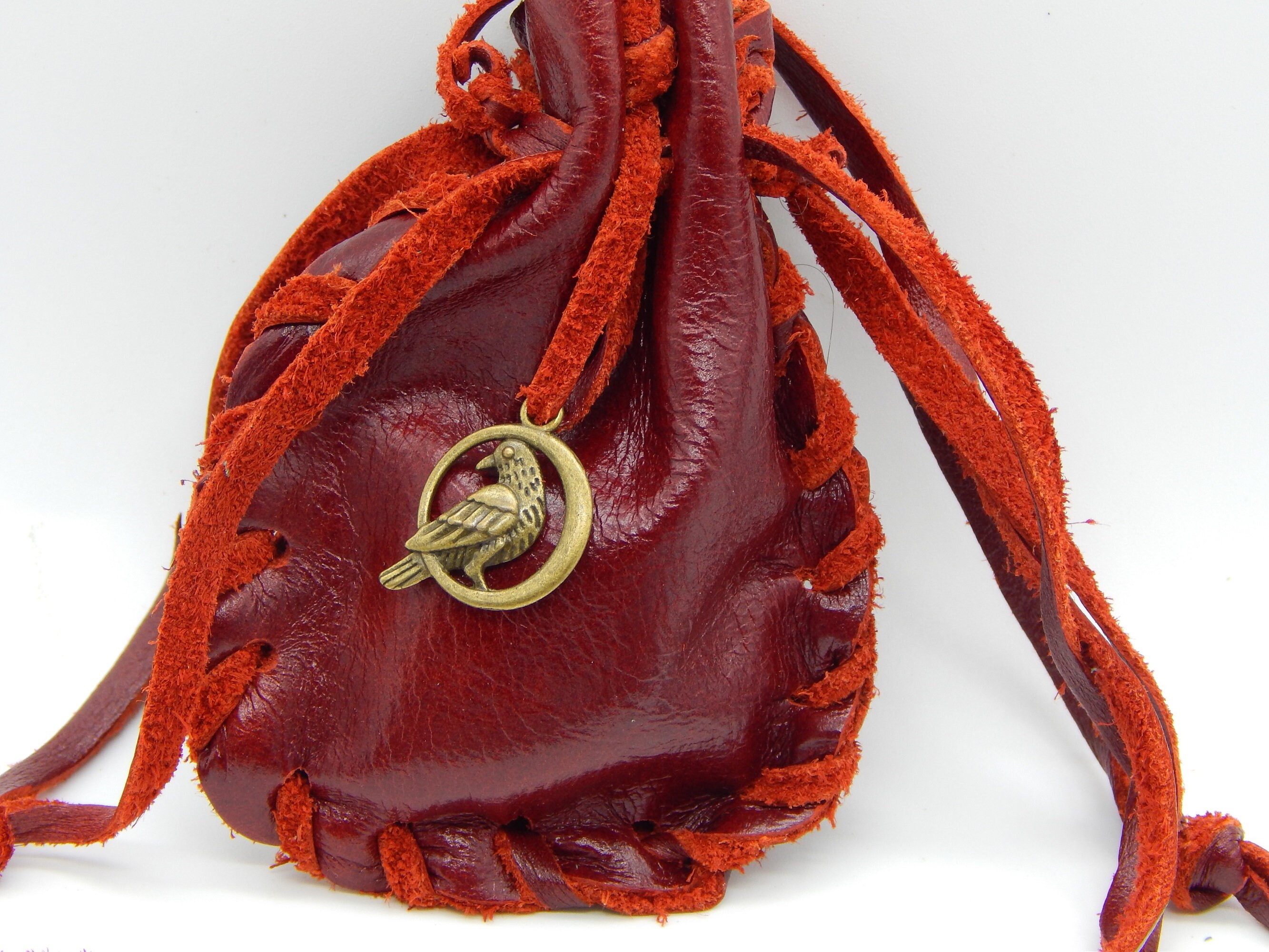 Leather Amulet Pouch for Talisman Crystals or Keepsakes Etsy UK