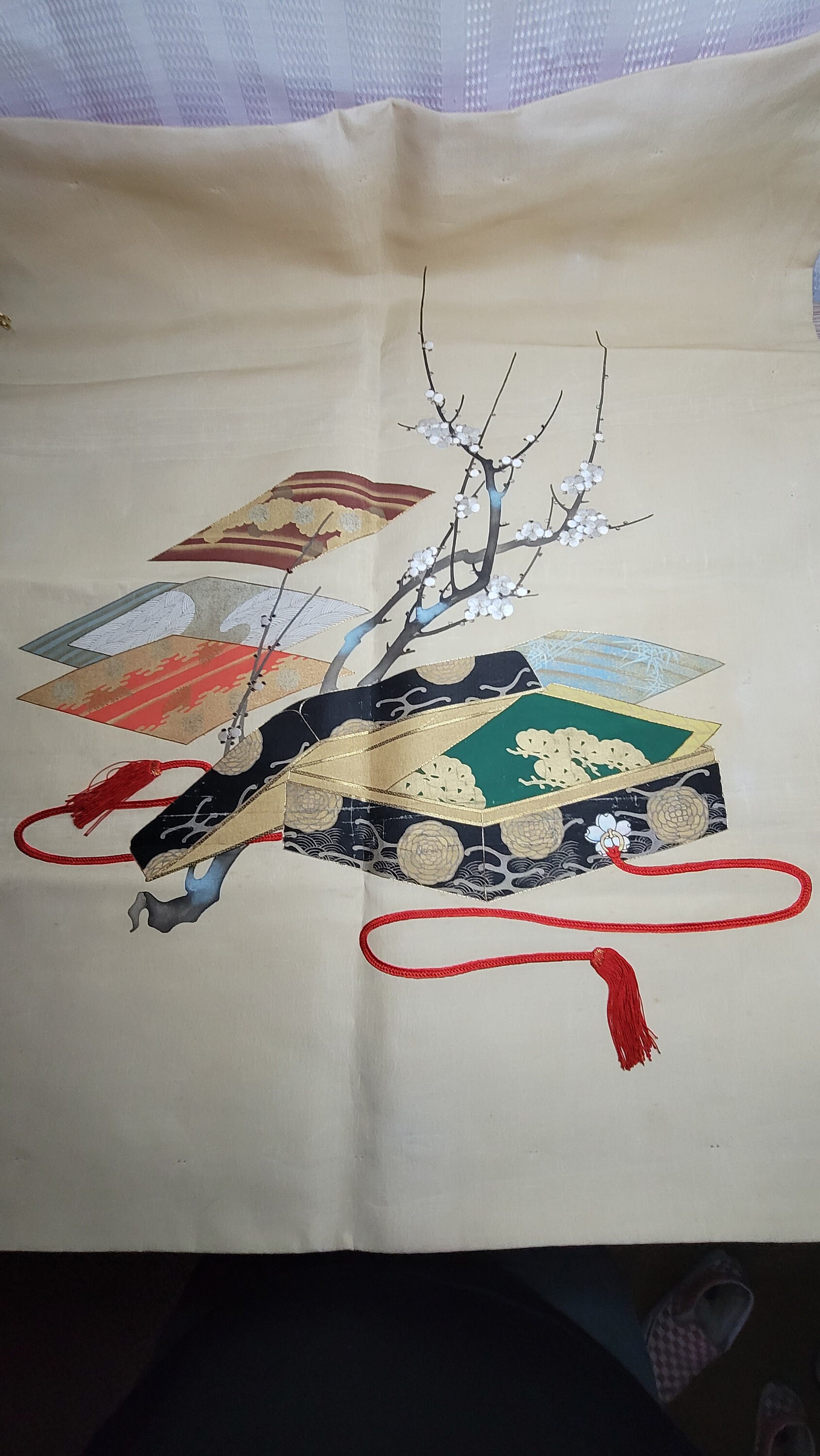 Kimono Obi Silk Wall Hanging - Etsy