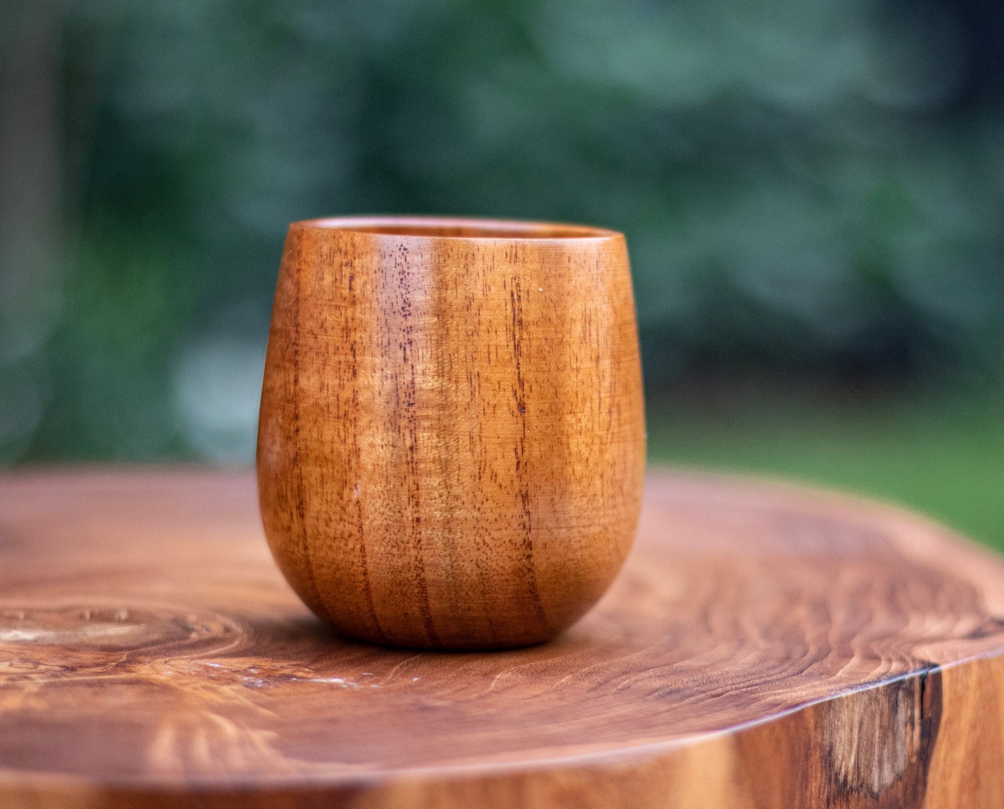 Wooden Whiskey Cups 