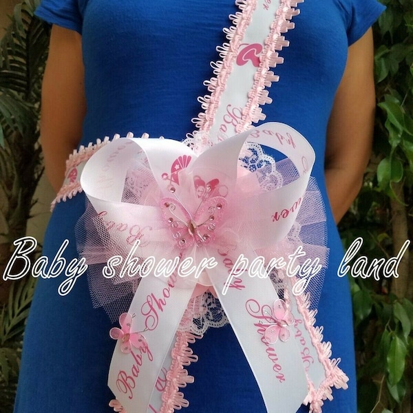Baby Shower Sash Girl Etsy