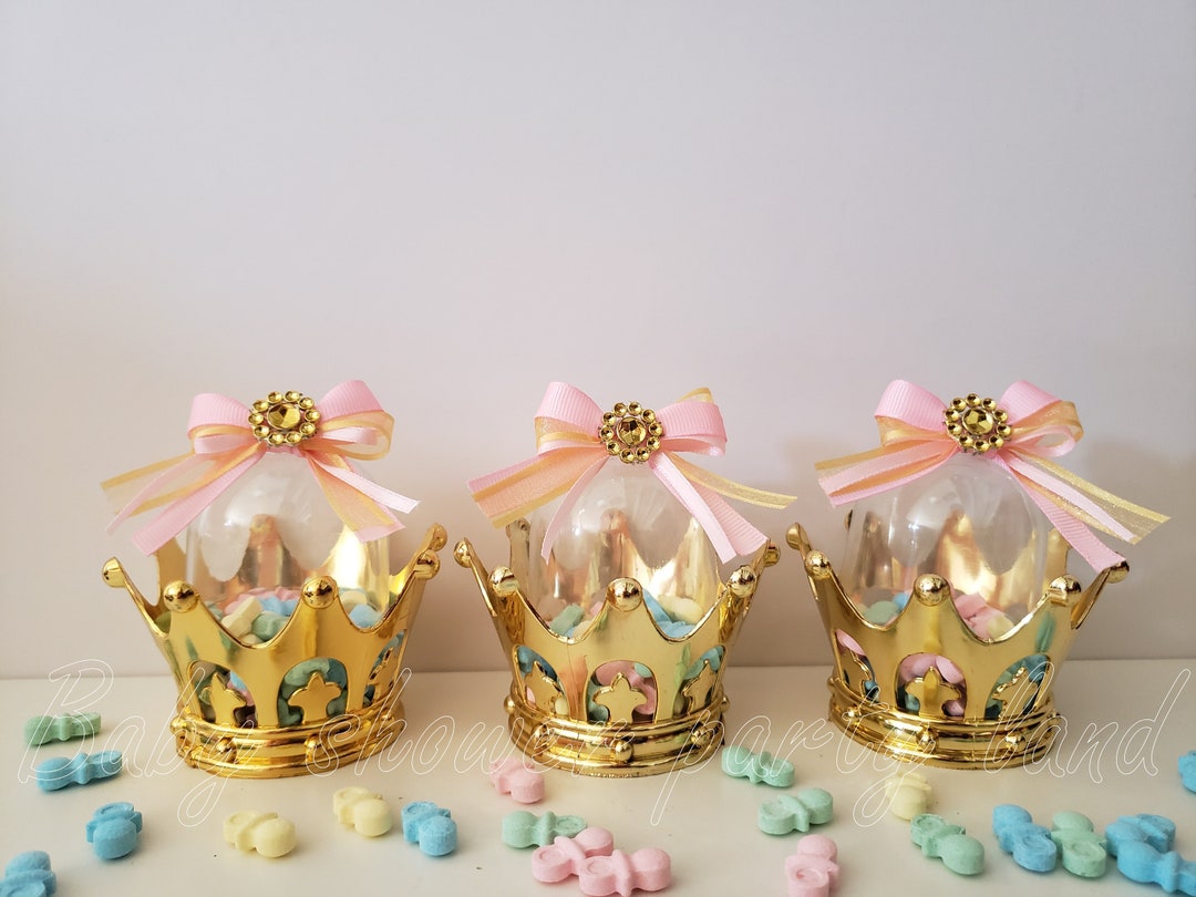 12pcs Personalized Gold Crown Baby Shower Table Decoration Princess Baptism  Party Table Favor Chocolate Bars Centerpieces Decor - Party & Holiday Diy  Decorations - AliExpress
