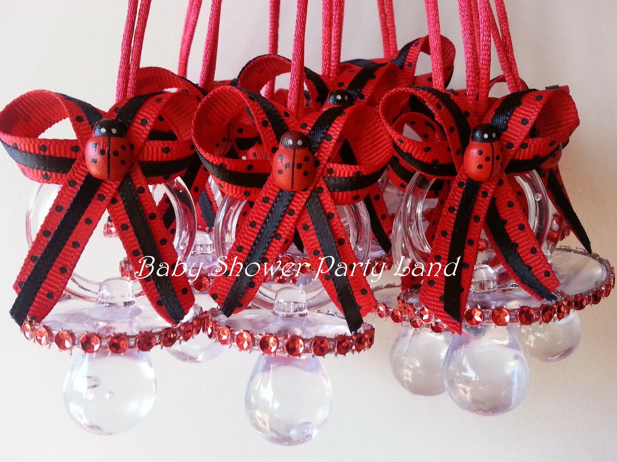 Blue Chain In Lady Bug Design For Attached To Pacifier main image 1