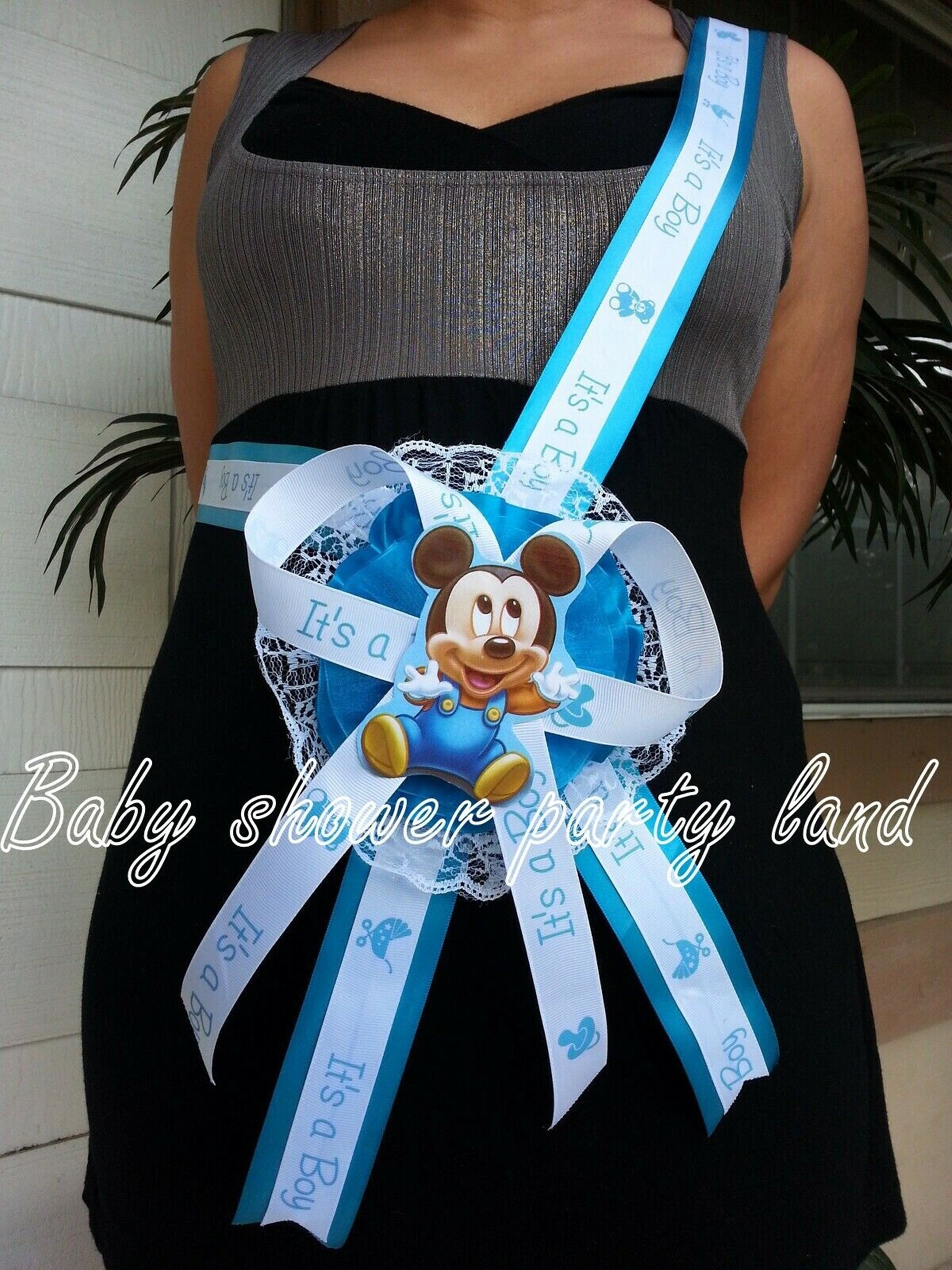 Baby Shower Decoration for Boy Mickey Mouse Mom to Be It's a Boy