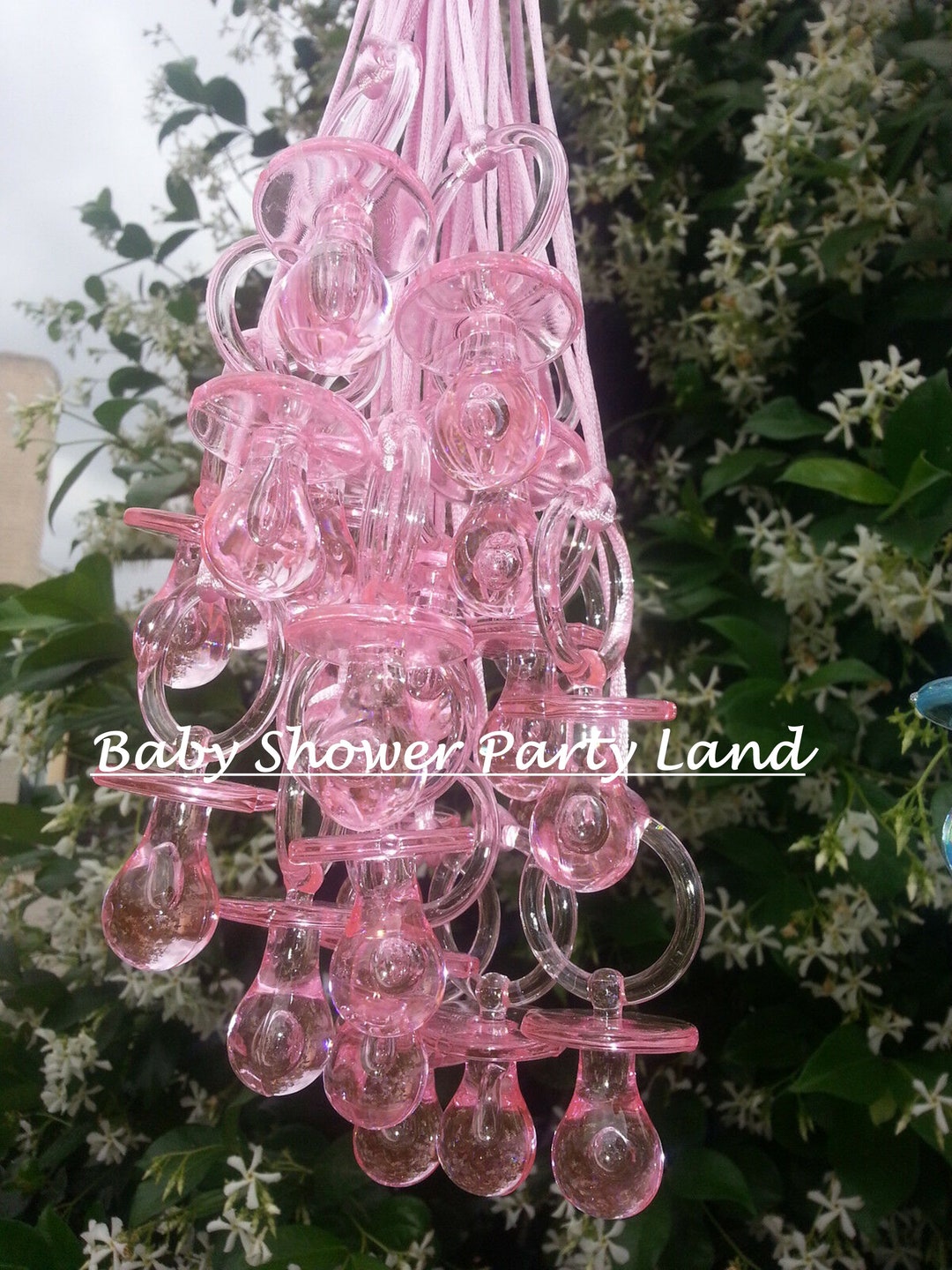 100 Chupetes De Acrílico Rosa Para Decoración De Baby Shower - Suaves, Lavables, Para Manualidades